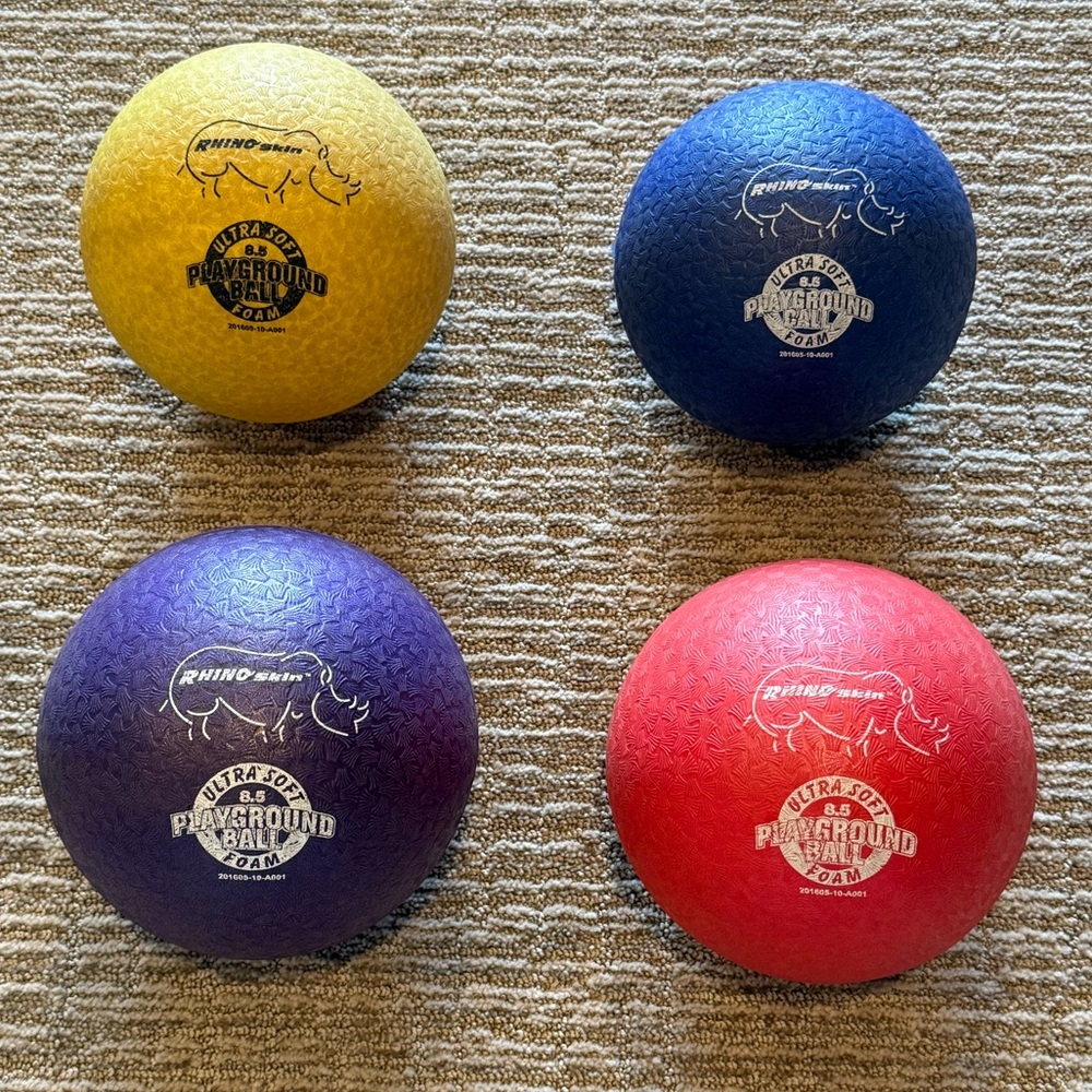 NWOT Rhino Skin 8.5” Ultra Soft Playground Balls